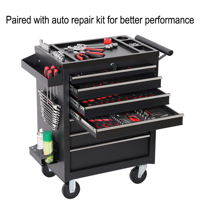 Workshop Tools Automotive - صندوق أدوات تخزين بخمسة أدراج مع