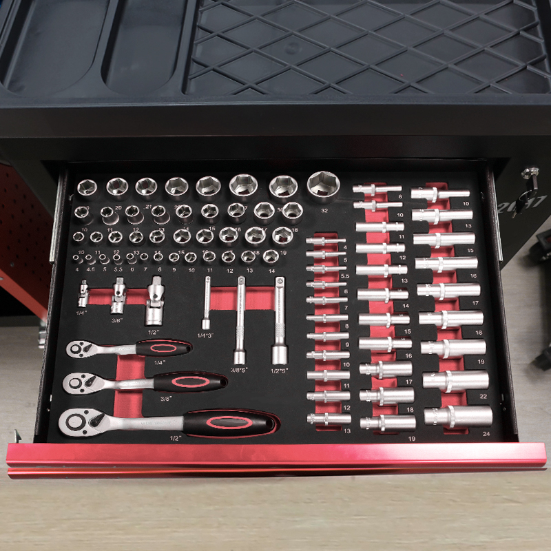 عربة أدوات بـ 7 أدراج مع مجموع - مراجعة Tools Mechanical Workshop وسعره